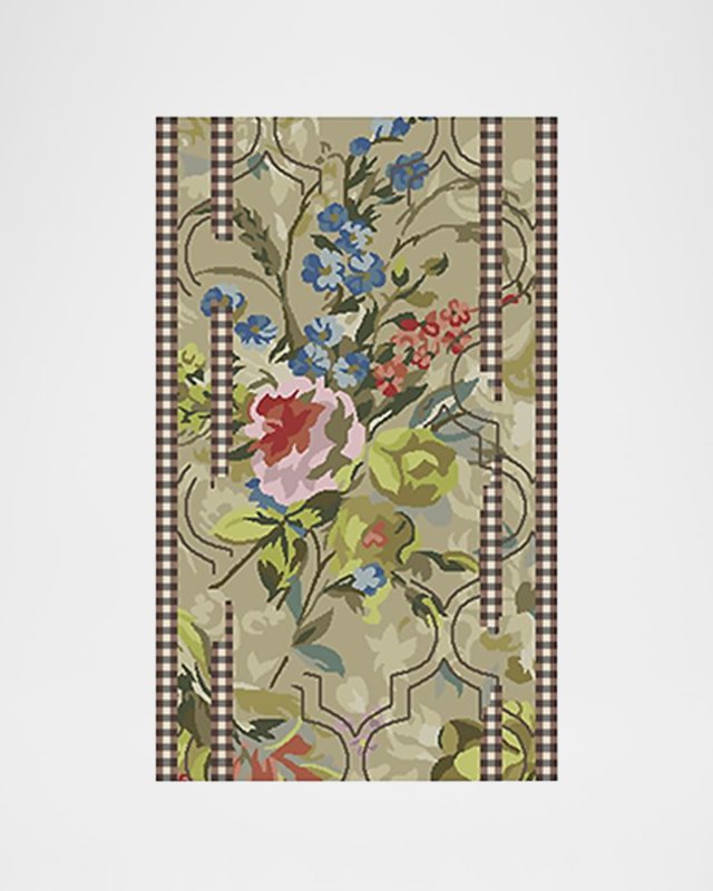 Field Study Floral Rug, 2' x 4'